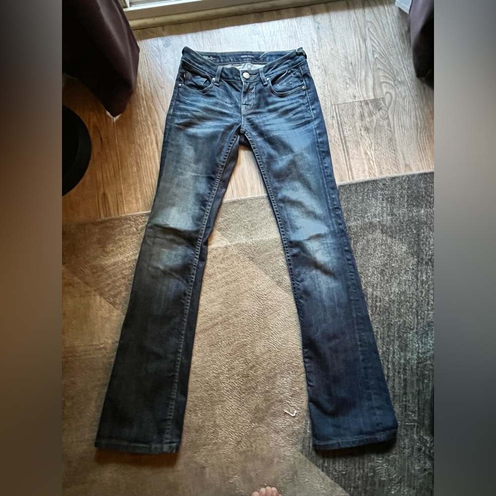 Vigoss Dark Blue Boot Cut Jeans for Women